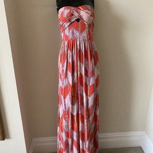sweetheart peephole maxi dress for GUESS